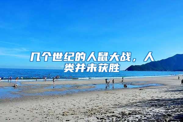 幾個(gè)世紀(jì)的人鼠大戰(zhàn)，人類并未獲勝