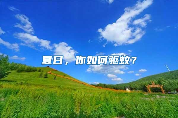 夏日，你如何驅蚊？