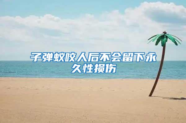 子彈蟻咬人后不會(huì)留下永久性損傷