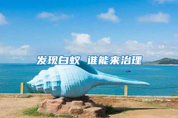 發(fā)現(xiàn)白蟻 誰(shuí)能來(lái)治理