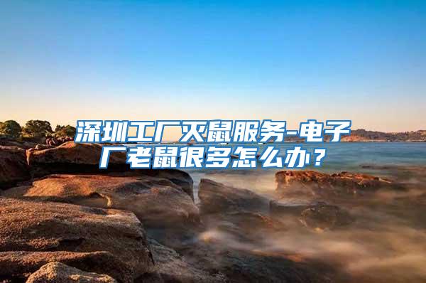 深圳工廠滅鼠服務(wù)-電子廠老鼠很多怎么辦？