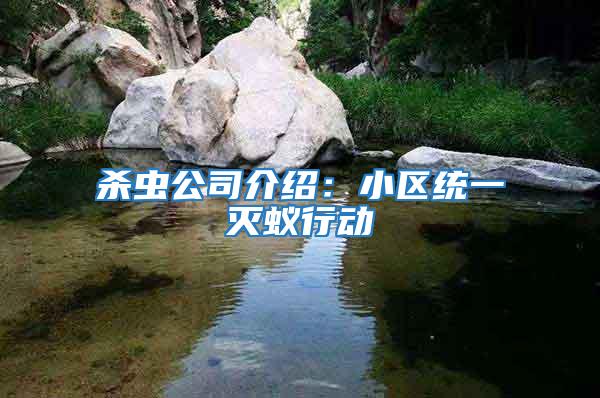 殺蟲公司介紹：小區(qū)統(tǒng)一滅蟻行動(dòng)