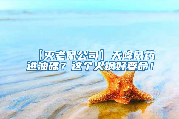 【滅老鼠公司】天降鼠藥進(jìn)油碟？這個(gè)火鍋好要命！