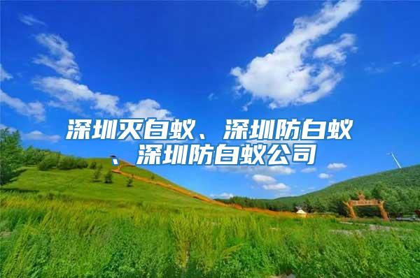 深圳滅白蟻、深圳防白蟻、深圳防白蟻公司