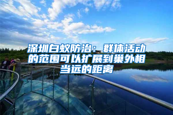 深圳白蟻防治：群體活動的范圍可以擴(kuò)展到巢外相當(dāng)遠(yuǎn)的距離