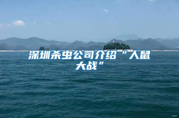 深圳殺蟲公司介紹“人鼠大戰”